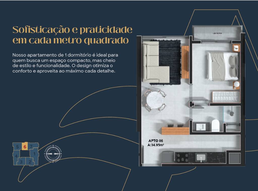 Apartamento 1 dormitório para venda, Zona Nova em Capão da Canoa | Ref.: 10860