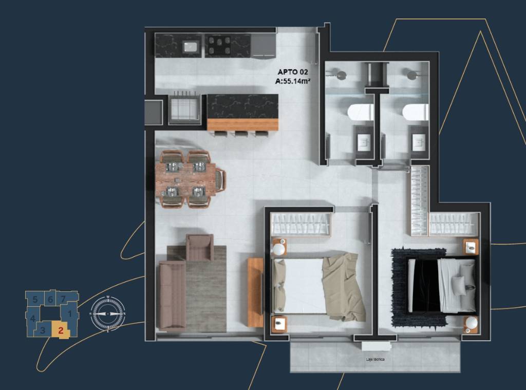Apartamento 2 dormitórios para venda, Zona Nova em Capão da Canoa | Ref.: 10861