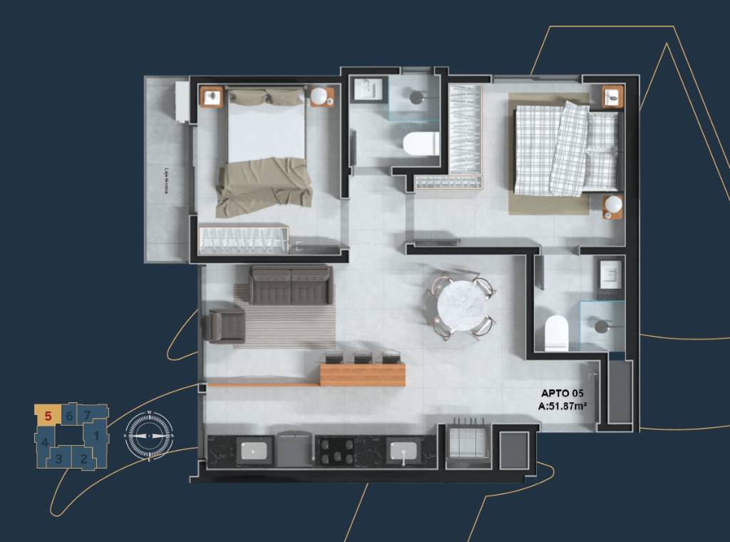 Apartamento 2 dormitórios para venda, Zona Nova em Capão da Canoa | Ref.: 10864